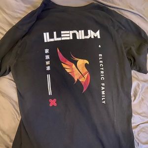 Large Illenium black short sleeve t-shirt